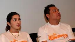 Anang dan Ashanty sempat berbahagia dengan enam minggu kehamilan yang dijalani Ashanty. Namun akibat terlalu lelah, Ashanty mengalami keguguran. Pasangan ini pun harus bersabar untuk mendapatkan momongan (Liputan6.com/Faisal R Syam)