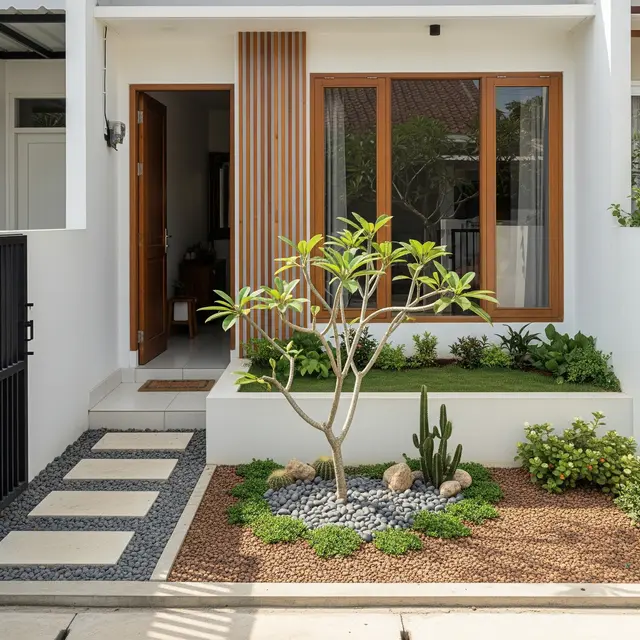 9 Desain Taman Kering Minimalis yang Aman dari Ular Tersembunyi, Ciptakan Hunian Aman