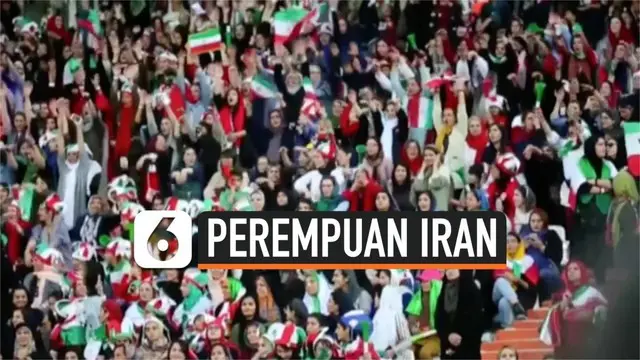 Setelah dilarang selama 40 tahun perempuan Iran akhirnya diizinkan menyaksikan pertandingan sepak bola langsung di stadion.