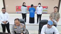 Kapolresta Gorontalo Kota Kombes Pol Ade Permana saat menggelar Konferensi Pers penculikan anak di Gorontalo (Arfandi Ibrahim/Liputan6.com)