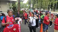 Suasana jelang pertandingan timnas Indonesia vs Australia (Liputan6.com/Thomas)