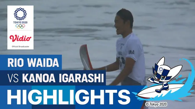 Berita video highlights selancar nomor shortboard putra Olimpiade Tokyo 2020, di mana wakil dari Indonesia, Rio Waida, kalah dari atlet Jepang pada babak ketiga, Senin (26/7/2021) siang hari WIB.