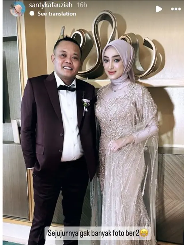 7 Potret Kekasih Sule di Resepsi Pernikahan Rizky Febian dan Mahalini, Menawan