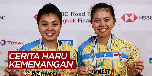 VIDEO: Cerita Haru Greysia Polii di Balik Gelar Juara Ganda Putri Thailand Terbuka 2021
