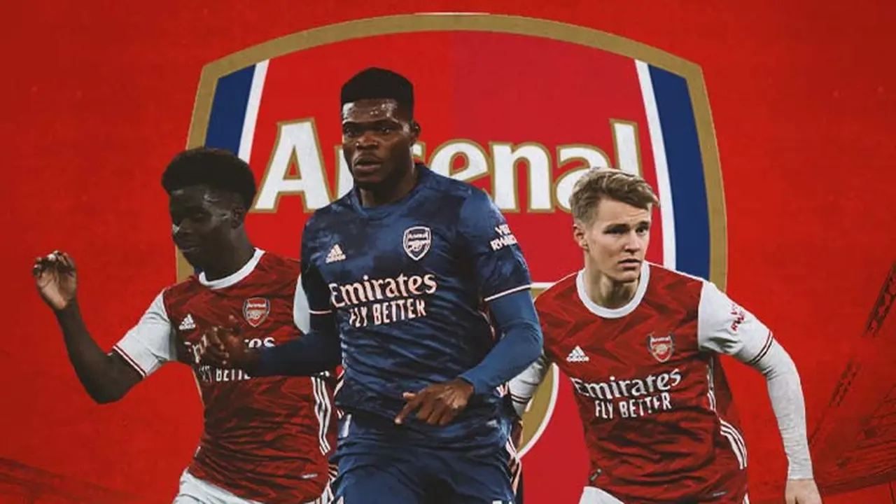 Arsenal - Bukayo Saka, Thomas Partey, Martin Odegaard