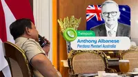 Prabowo Diskusi dengan PM Australia Via Telepon, Pastikan Kerja Sama Tetap Kuat di Tengah Dinamika Global