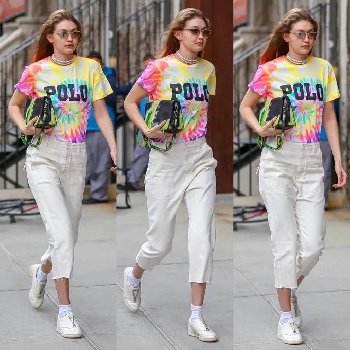 Gigi Hadid the Queen of Tie Die