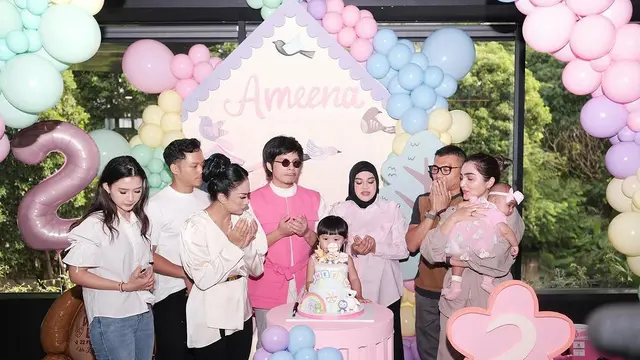 Krisdayanti di Pesta Ultah ke-2 Baby Ameena