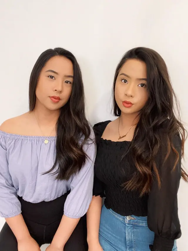 6 Pesona Samantha dan Madeleine, Kembar yang Viral di TikTok