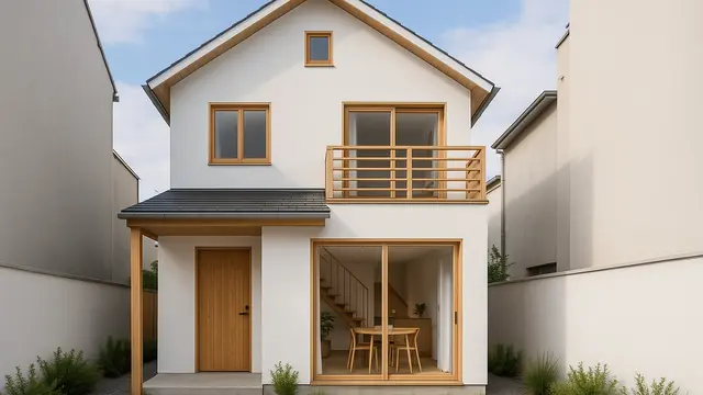 Rumah Cantik di Lahan Terbatas (Foto: ChatGPT)