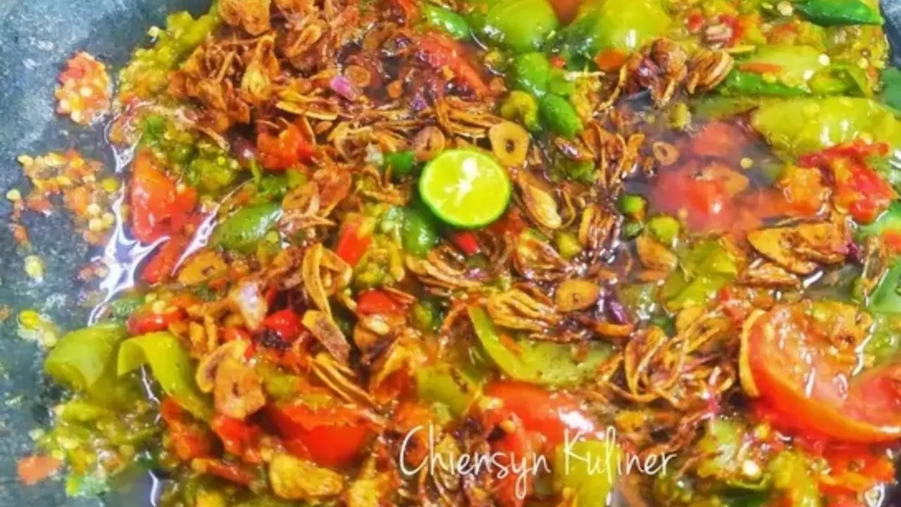 Resep sambal pecak. (dok. Cookpad @Chiensyn_14211809)