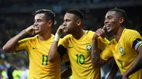 Jumlah tersebut membuat pemain asal Brasil ini menjadi pemain termahal ketiga setelah bintang Paris Saint-Germain, Neymar dan Kylian Mbappe. (AFP/Vanderlei Almeida)