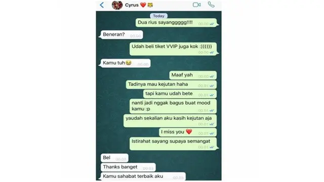 chat dianggap sahabat