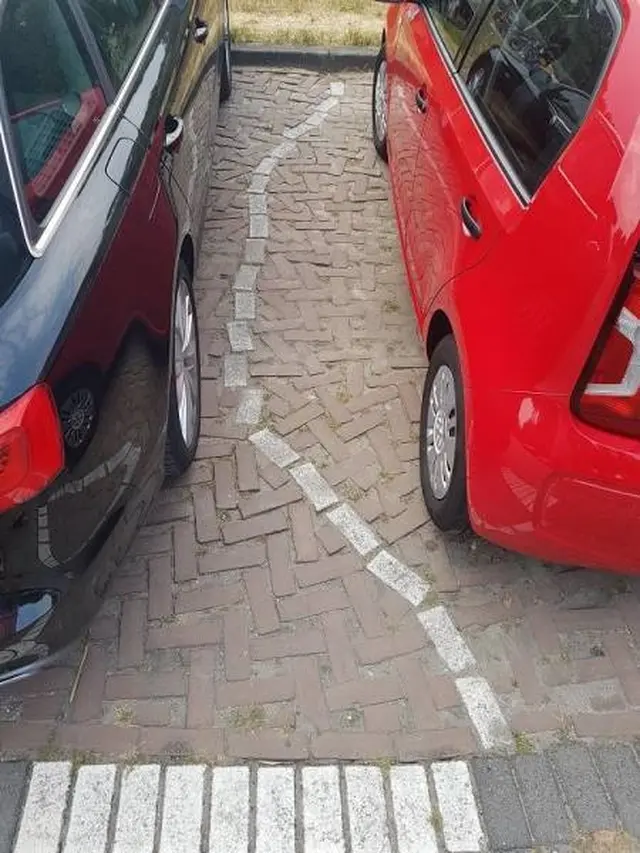 6 Garis Tak Lurus di Jalan Ini Bikin Kesal, Perfeksionis Geregetan