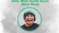 Mbah Minto, Bintang Iklan dan YouTuber Nenek-Nenek Asal Klaten Meninggal Dunia