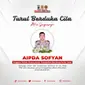 Aipda Sofyan jadi korban meninggal dalam insiden bom bunuh diri di Mapolsek Astana Anyar, Kota Bandung. (Foto: Twitter)
