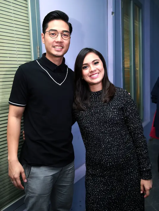 Ncyta Gina menikah dengan Rizky Kinos 22 Agustus tahun lalu. Kini ia tengah mengandung anak pertamanya yang berusia 5 bulan.(foto: Deki Prayoga/Bintang.com)