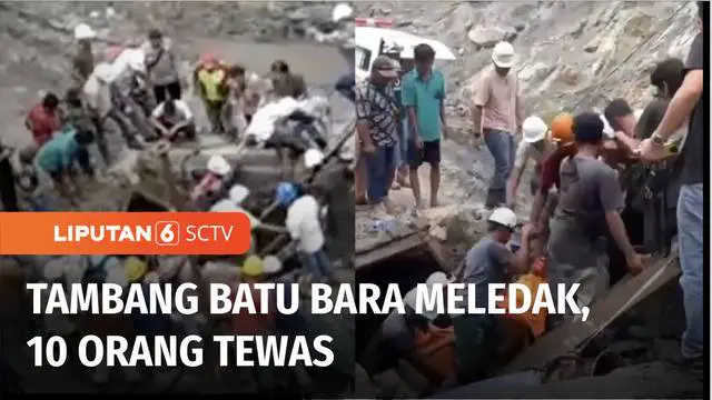 Sebanyak 10 orang tewas akibat ledakan tambang batu bara di Sawahlunto, Sumatra Barat, Jumat (09/12) pagi. Penyebab ledakan tambang batu bara masih dalam penyelidikan.