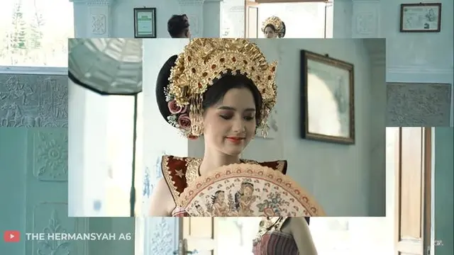7 Potret Prewedding Azriel Hermansyah dan Sarah Menzel dalam Busana Bali