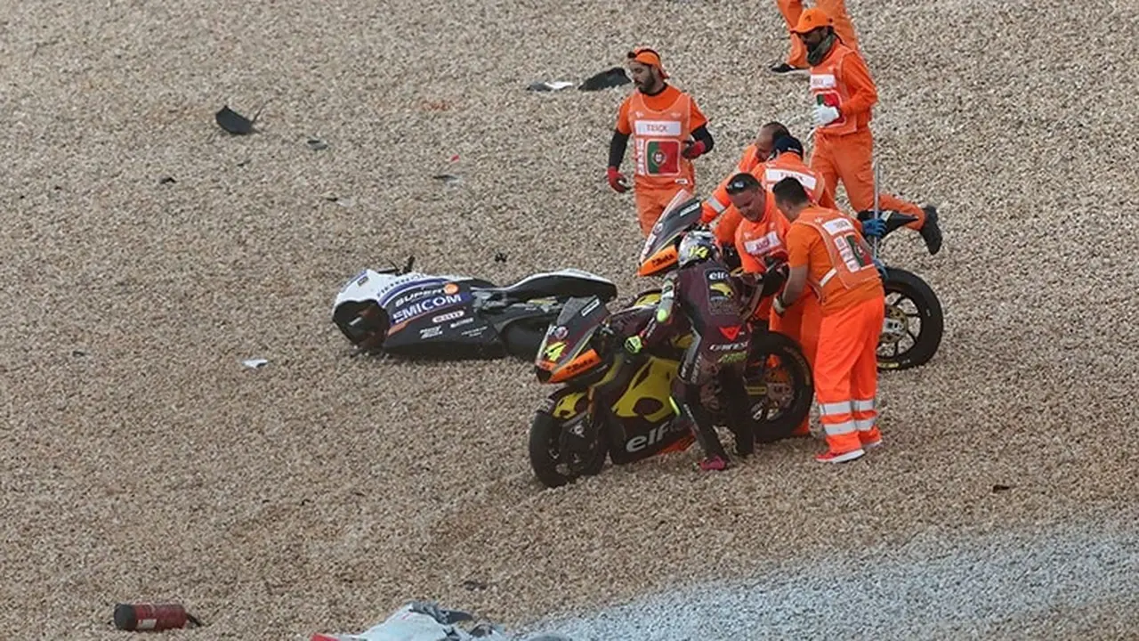Kecelakaan Kelas Moto2 Portugal