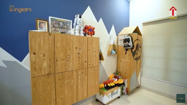 Kamar anak Shireen Sungkar dan Teuku Wisnu (Foto: YouTube/The Sungkars Family)