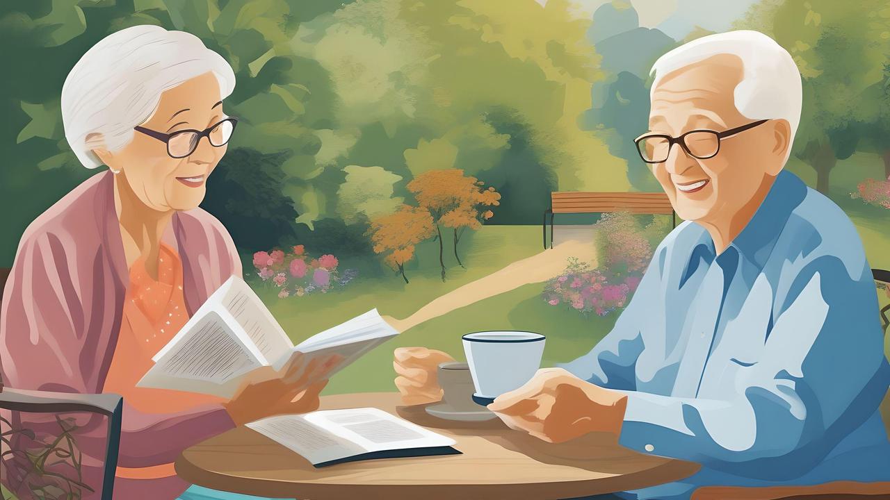 (Ilustrasi Orang Lanjut Usia/Lansia/Kakek/Nenek by AI)