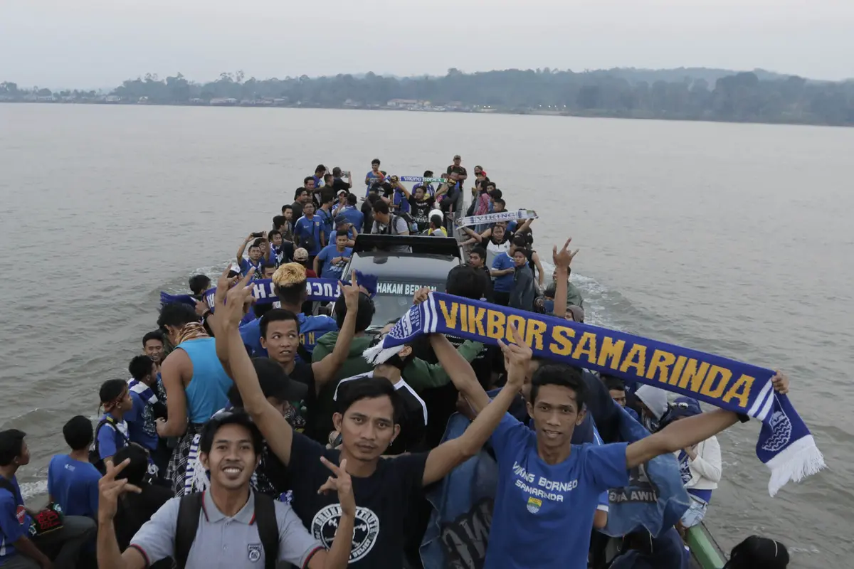 Ini Cerita Seru Perjalanan Viking Persib ke Kalimantan