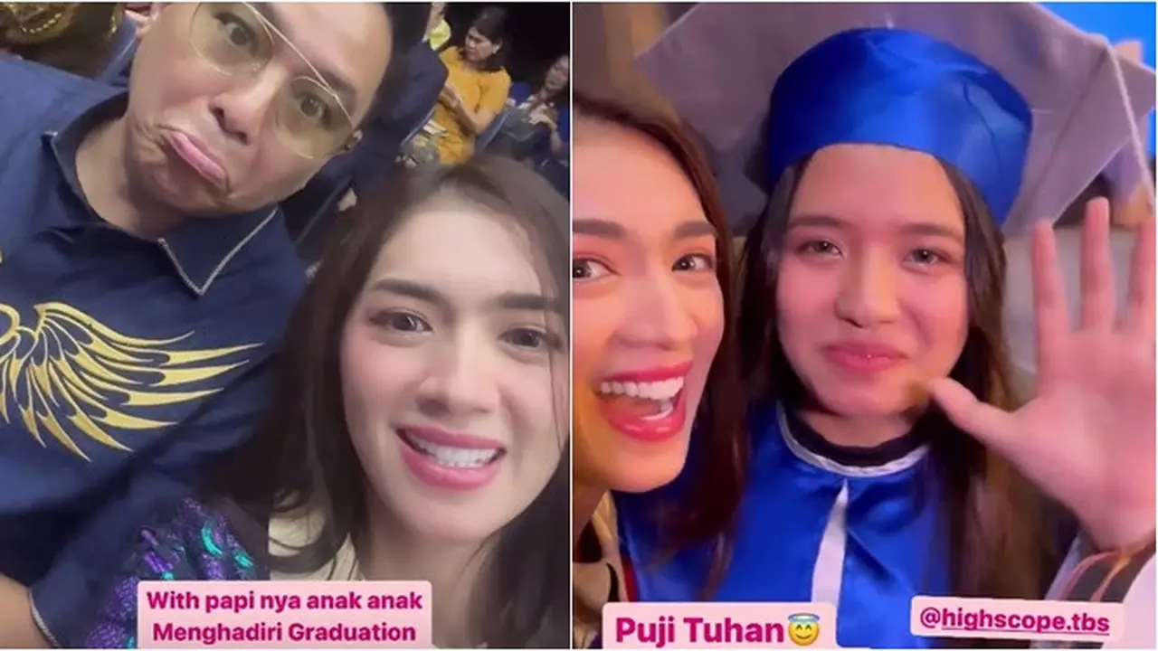 5 Artis Hadiri Wisuda Anak di Sekolah HighScope, Angel Karamoy hingga Kris Dayanti
