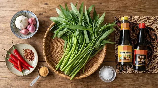 Resep Tumis Kangkung Saus Tiram