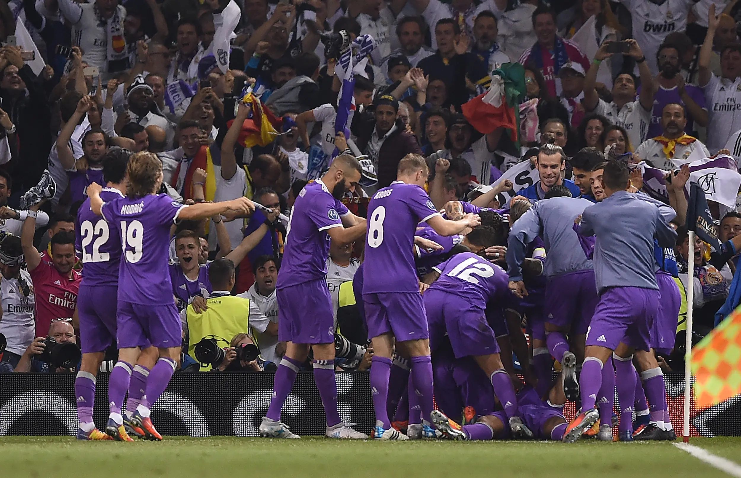 Selebrasi Real Madrid (AFP)