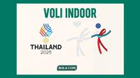 SEA Games 2025, cabang voli indoor. (Bola.com/Wiwig Prayugi)