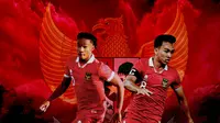 Timnas Indonesia U-20 - Ronaldo Kwateh dan Arkhan Fikri (Bola.com/Erisa Febri/Adreanus Titus)