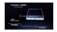 Smartphone Terbaru BlackBerry Bernama Passport Silver Edition?