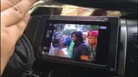 Wartawan korban kekerasan saat meliput aksi 112. (Liputan6.com/Nafiysul Qodar)