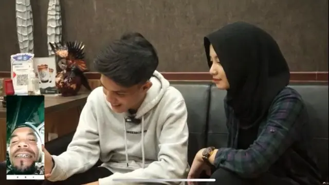 Ucok Baba Bersama Anak dan Calon Menantu