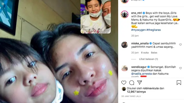 Istri Eno NTRL, Nadila Ernesta dan Anaknya Positif Covid-19