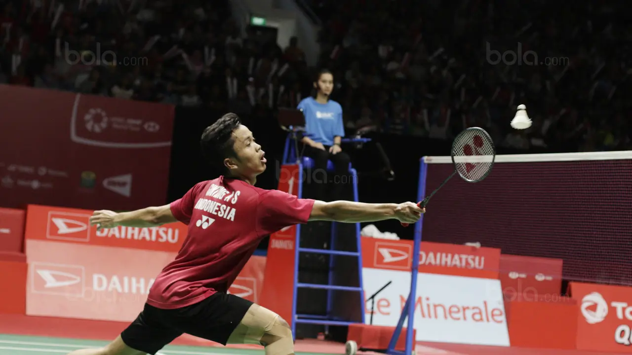 Indonesia Master 2018,Anthony Ginting, Chou Tien Chen