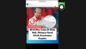Cek Fakta: Klarifikasi BPJS Dihapus dan Diganti Klinik Kesehatan Kopdes