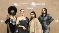 Agnez Mo Tampil Elegan dengan Gaun Batik di COP28 UAE Dubai . foto: Instagram @agnezmo