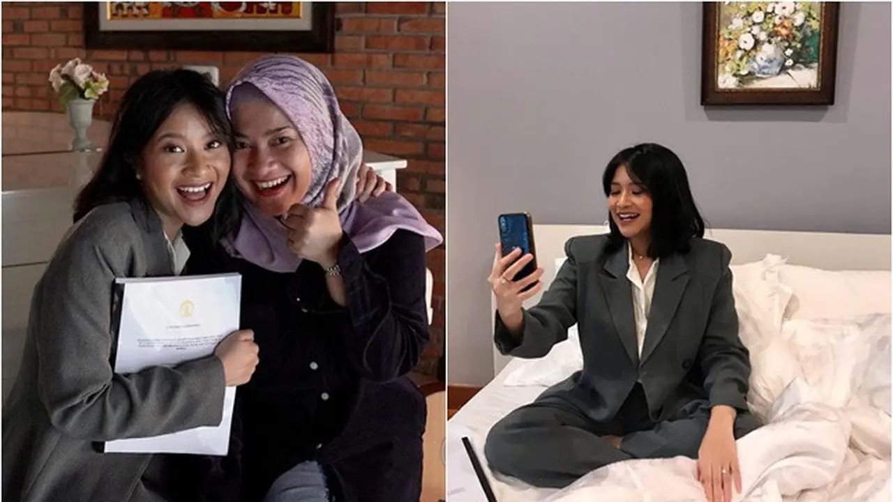 6 Momen Ikke Nurjanah Temani Siti Adira Kania Sidang Skripsi, Penuh Kebahagiaan