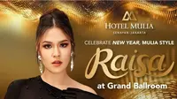 Hotel Mulia Senayan, Jakarta, mengusung sebuah acara menyambut tahun baru dengan menggandeng Raisa Andriana sebagai pengisi acara. [Foto: Istimewa]