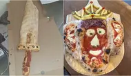 Pizza bentuk anti mainstream yang tak selalu bundar. (sumber: Facebook/Pizzas with Threatening Auras)