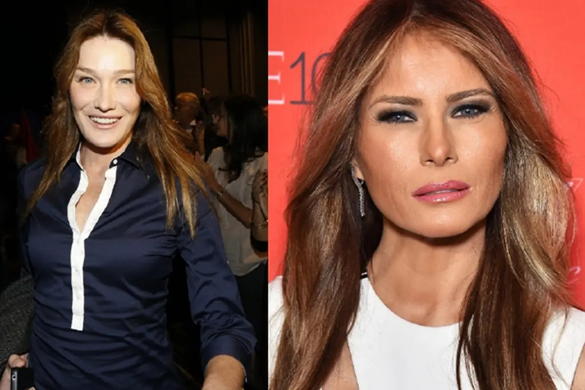 Carla Bruni dan Melania Trump (AFP/Bintang.com)
