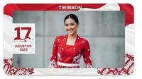 Twibbon HUT RI ke-80 17 Agustus 2025 (Foto: Gemini AI)