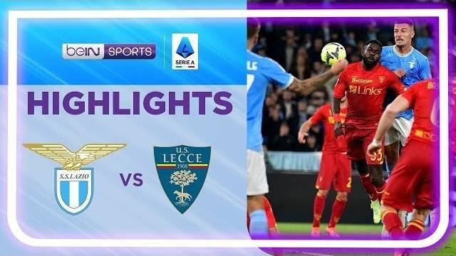 Berita Video, hasil pertandingan antara Lazio kontra Lecce pada Sabtu (13/5/2023)
