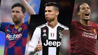 Pemain Kandidat Ballon d'Or 2019. (Bola.com/Dody Iryawan)