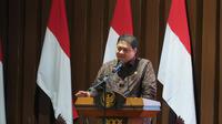 Orientasi Kepemimpinan bagi Kepala Daerah dan Wakil Kepala Daerah Tahun 2025 di Magelang, Senin (24/2/2025). Menteri Koordinator Bidang Perekonomian Airlangga Hartarto menekankan pentingnya sinergi antara Pemerintah Pusat dan Pemerintah Daerah dalam mewujudkan pembangunan ekonomi yang merata di seluruh Indonesia. (Dok. Kemenko Perekonomian)