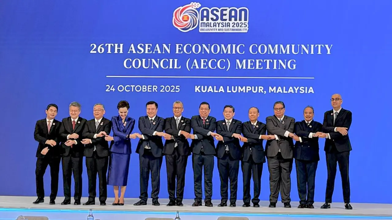 Pertemuan ke-26 Dewan Masyarakat Ekonomi ASEAN (The 26th AEC Council Meeting) pada Jumat, 24 Oktober 2025. (Foto: ekon.go.id)