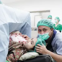 Mahalini Raharja melahirkan anak pertama (@rzkyfbian)