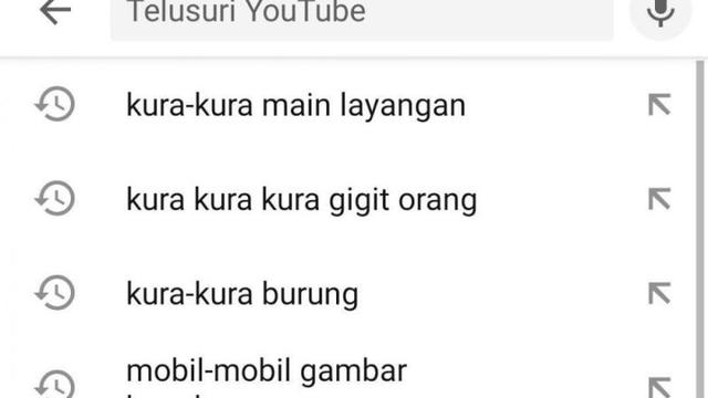 6 Tangkapan Layar Riwayat Pencarian di Youtube Ini Bikin Ngakak